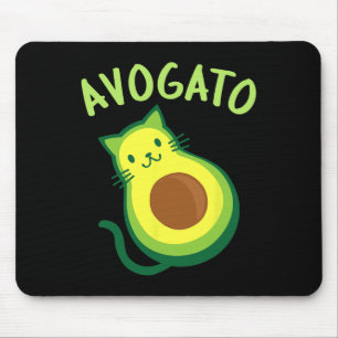 Avogato Cat Avocado - Funny Cinco De Mayo  Mouse Pad
