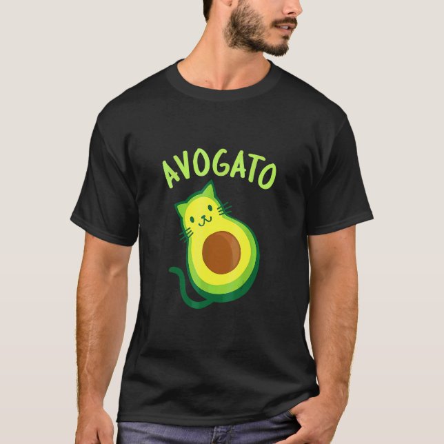 Avogato Cinco De Mayo  Cinco De Meow Cat Avocado 5 T-Shirt (Front)