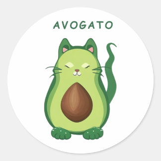 Avogato Classic Round Sticker