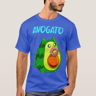 Avogato Cute Kitten with Doughnut Cat Owner, Cats T-Shirt