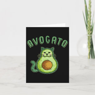 Avogato - Funny Cinco De Mayo Avocado Cat Card