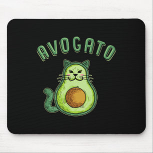 Avogato - Funny Cinco De Mayo Avocado Cat Mouse Pad