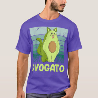 Avogato kitten cat owner vegan cat Vegetarian T-Shirt