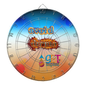 Avoid Drama Dartboard