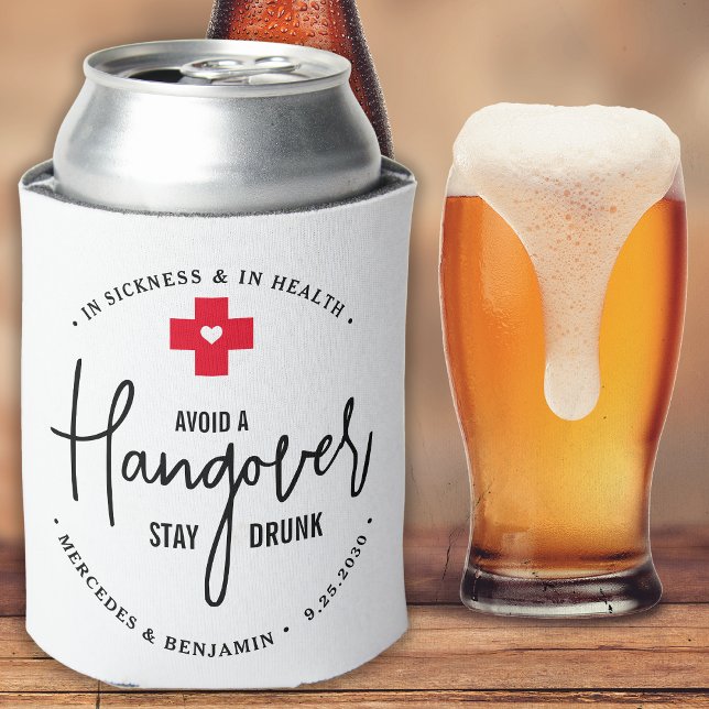 Avoid Hangover Stay Drunk Relief Kit Wedding Favou Can Cooler (Creator Uploaded)