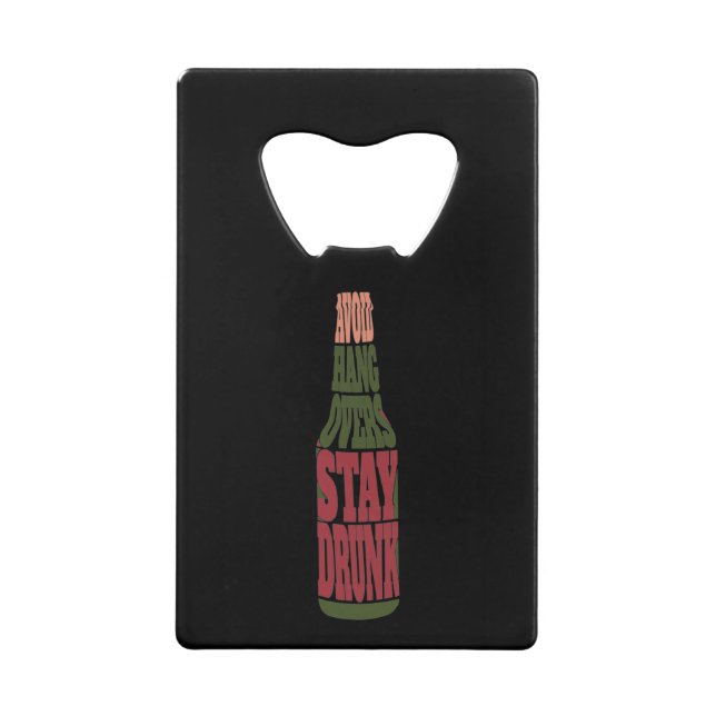 Avoid Hangovers Stay Drunk (Front)