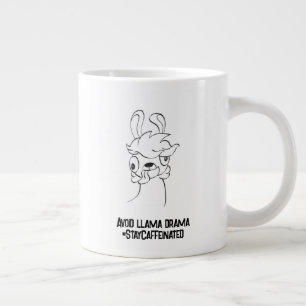 Avoid llama drama coffee mug