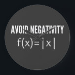 avoid negativity math equation large clock<br><div class="desc">avoid negativity math equation,  avoid negativity,  math equation,  math,  math student,  mathematics teacher,  math teacher,  mathematics,  mathematicians,  mathematicians job,  math genius,  mathematicians career,  calculator,  math geek,  math nerd,  math struggle,  math quiz,  math geeks,  equation,  math instructor,  numbers,  faculty,  equations,  math club,  idea</div>