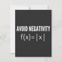 avoid negativity math equation