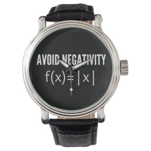 avoid negativity math equation watch