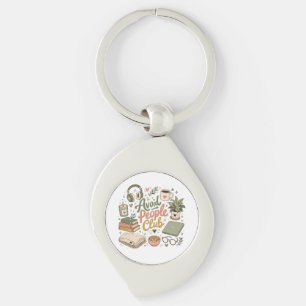 Avoid People Club Cosy Introvert Vibes Key Ring