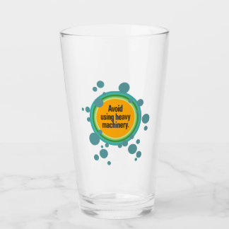Avoid using heavy machinery Radial Bubble Gfx Glass