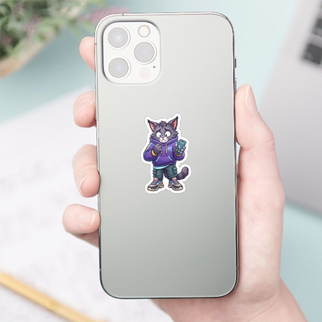 Avoiding Phone Calls Cat (Phone)