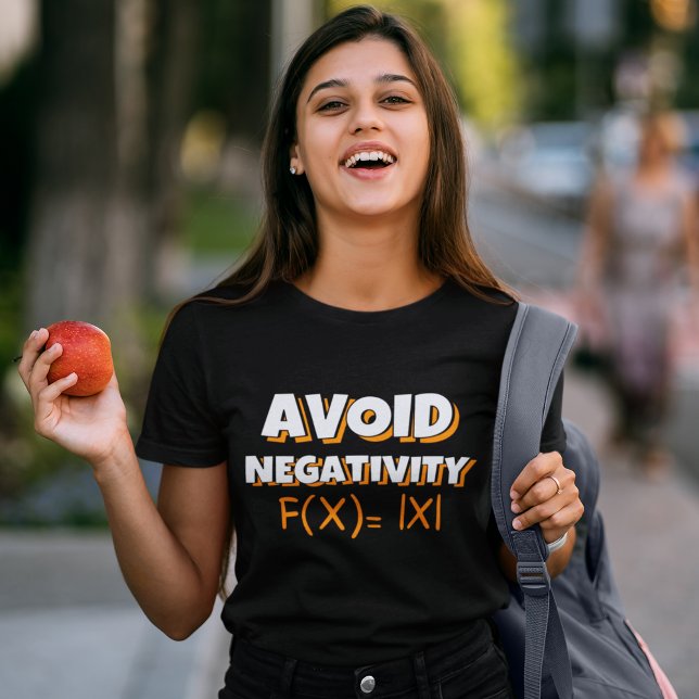 Avoit Negativity Funny Math T-Shirt (Creator Uploaded)