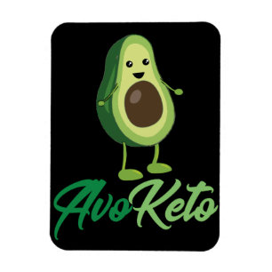 Avoketo - Funny Keto Avocado Magnet