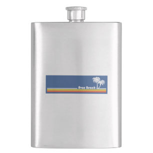 Avon Beach North Carolina Hip Flask