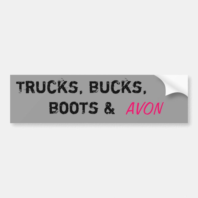 Avon Bumper Sticker (Front)