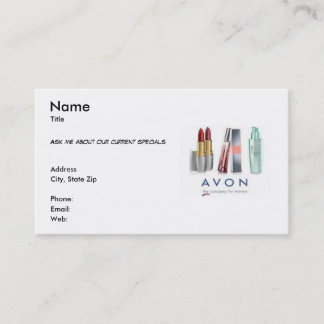 Avon Business Card