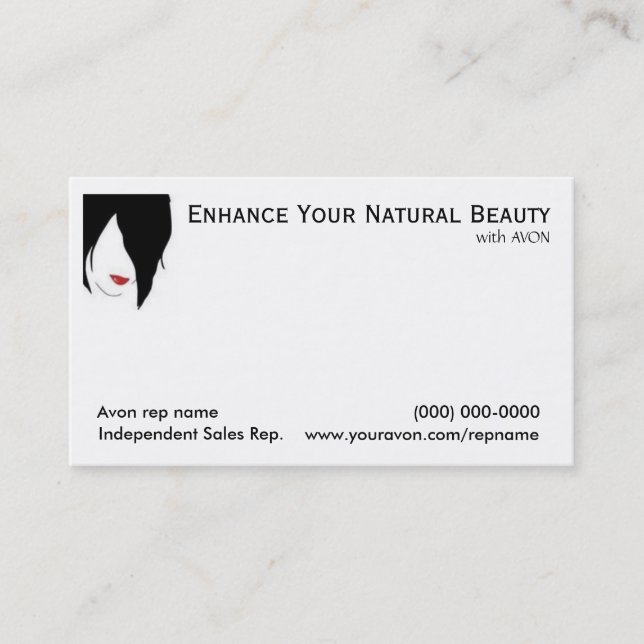 Avon Business Cards (Beauty) (Front)