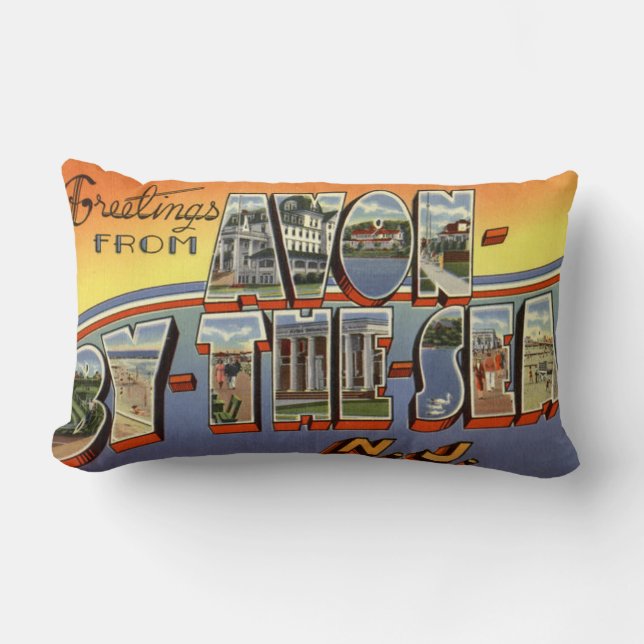 Avon By - The - Sea New jersey Lumbar Pillow (Front)
