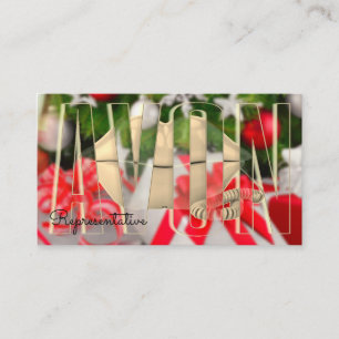 Avon Christmas personalized aesthetic Business Card