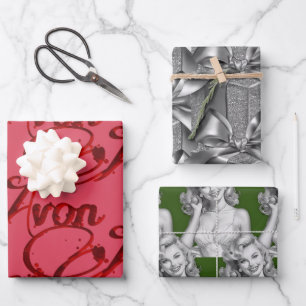 Avon Christmas Wrapping Paper Sheet