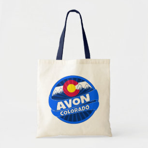 Avon Colorado mountain burst tote bag