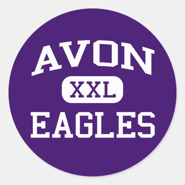 Avon - Eagles - Avon High School - Avon Ohio Classic Round Sticker (Front)