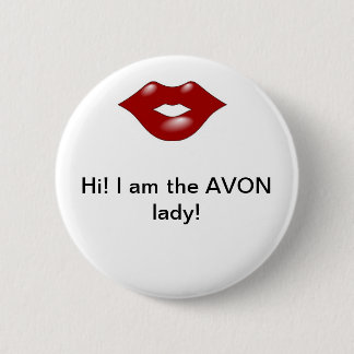 Avon Lady 2 6 Cm Round Badge