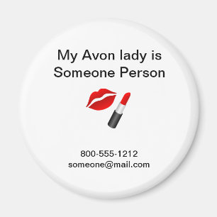 avon lady 3 magnet