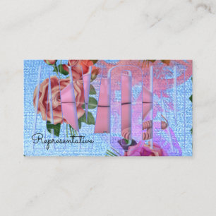 Avon lips phone personalized aesthetic business card