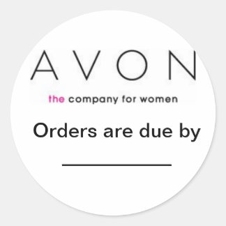 Avon Order due labels