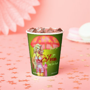 Avon Party Thank You Paper Cups