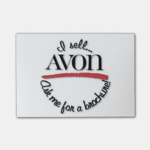 Avon Rep Post-It notes