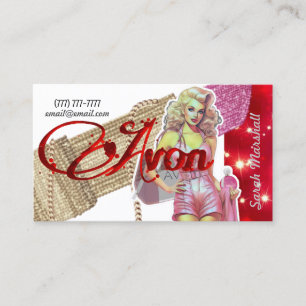Avon Representative Business Card