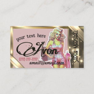 Avon Representative Business Card