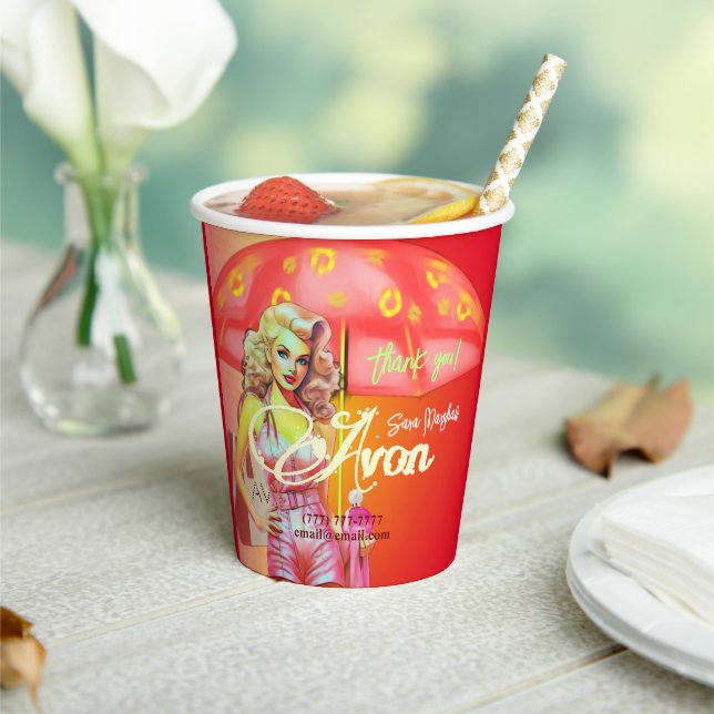 Avon Representative Thank You  Paper Cups (Insitu)