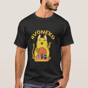 Avoneko, Vegan Food Lovers Japanese  Avocado Sushi T-Shirt