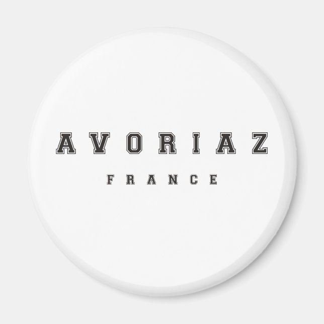 Avoriaz France Magnet (Front)