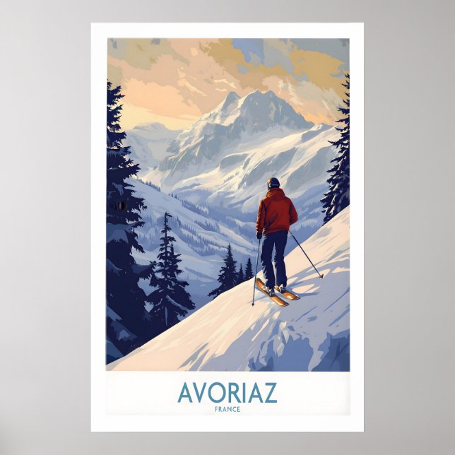 Avoriaz Ski Poster France 1 (Front)
