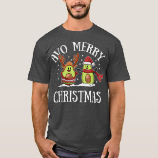 Avos Merry Christmas Avocados Xmas Holiday Winters T-Shirt