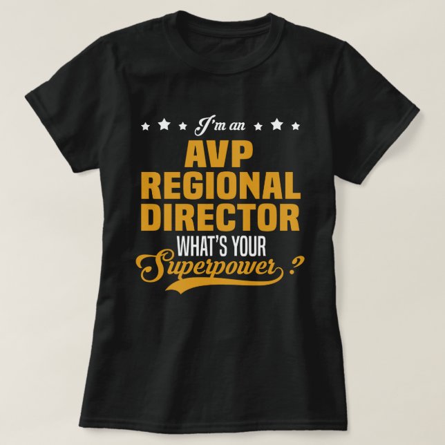 AVP Regional Director T-Shirt (Design Front)