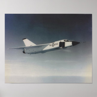Avro Arrow- RL202 low angle Poster