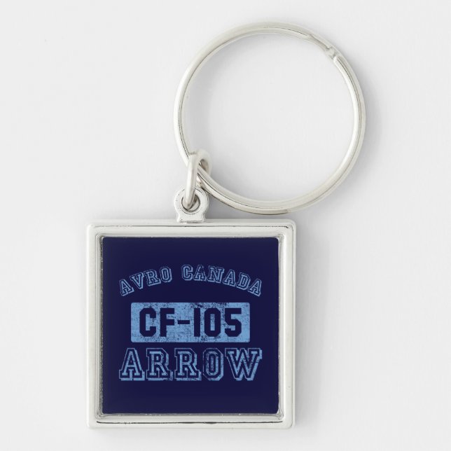 Avro Canada Arrow - BLUE Key Ring (Front)