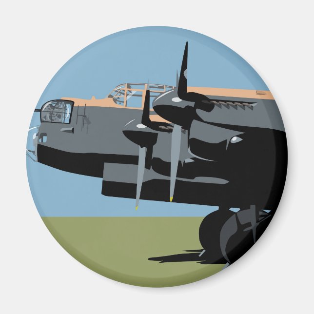 Avro Lancaster Bomber Magnet (Front)