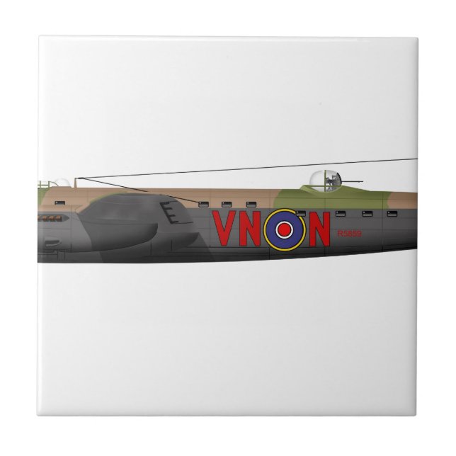 Avro Lancaster Ceramic Tile (Front)