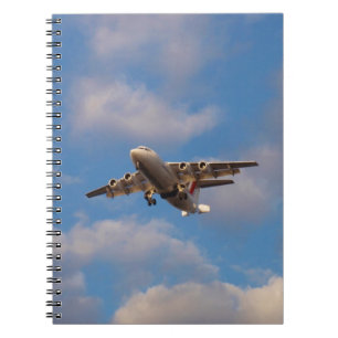 Avro RJ85 Jet Landing Notebook