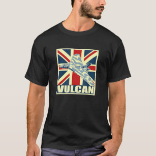 Avro Vulcan Bomber Aircraft British Raf Plane Retr T-Shirt