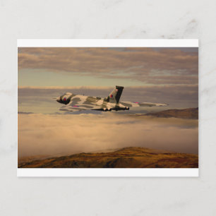 Avro Vulcan Bomber XH558 Postcard