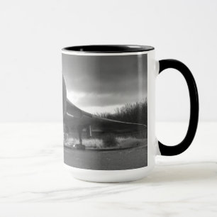 Avro Vulcan XL319 B/W Mug